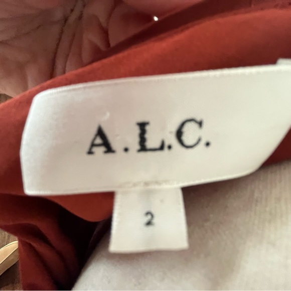 ALC Delfina Pleated  Maxi Dress - Picture 12 of 13
